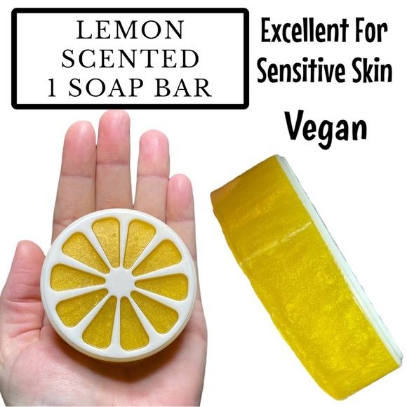 Effervescent Bubbles Other - 1 Bar Lemon Citrus Soap, Handmade, ( PRICE IS FIRM )